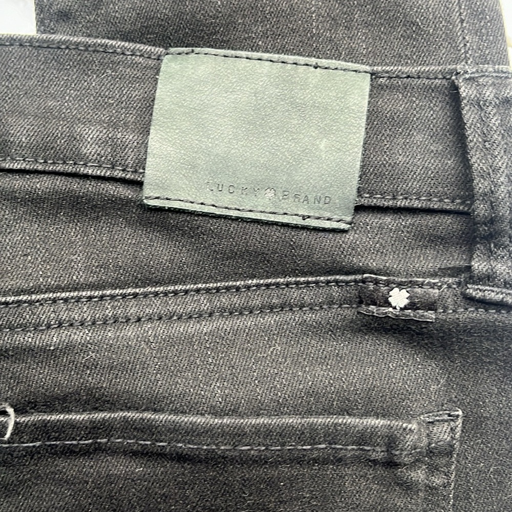 π Lucky Brand 'Brooke' Legging β’ Dark Black Wash Skinny Stretch Jeans β’ Sz 6/28 - Picture 10 of 12
